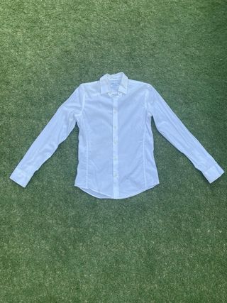 Camisa Zara Blanca Manga Larga