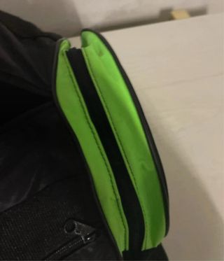 Borsone palestra nero e verde Candy