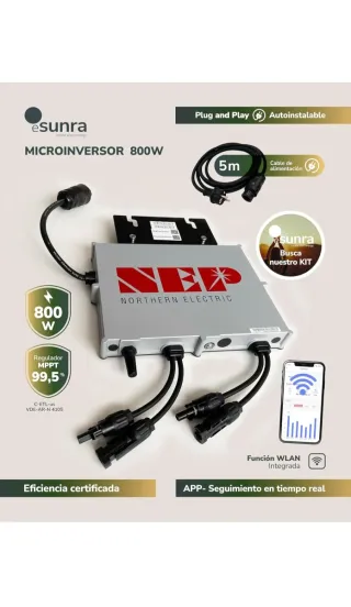 Microinversor NEP BDM800W ESUNRA