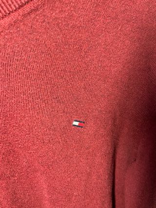 Jersey Tommy Hilfiger Rojo Hombre Talla L