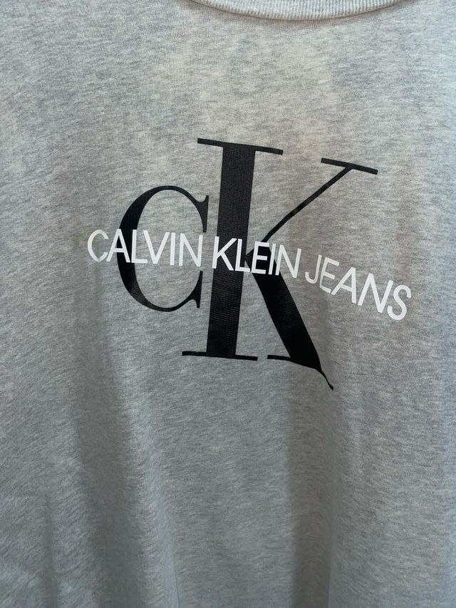Sudadera Calvin Klein Gris