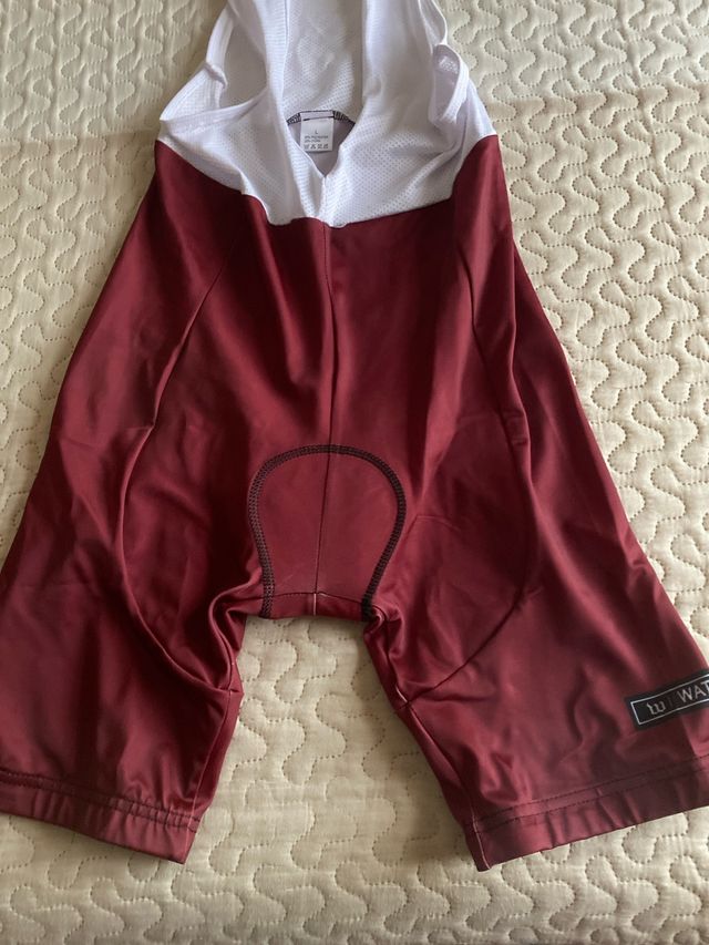 Culote Ciclismo Mujer Burdeos