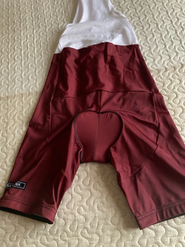 Culote Ciclismo Mujer Burdeos