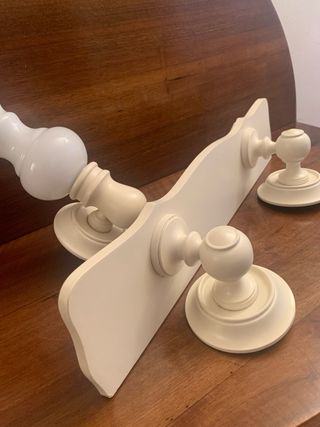 Mensola con applique vintage anni '60