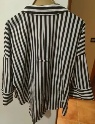 2 Camisas Zara Rayas Azul Blanco por 11€