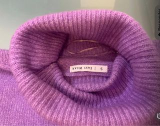 Jersey de lana mujer cuello alto,firma Easy WEar