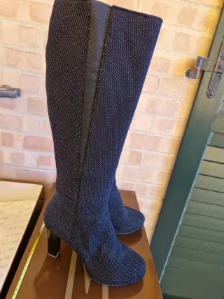 Stivali donna neri con tacco