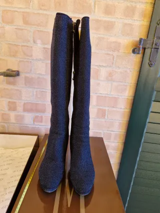 Stivali donna neri con tacco