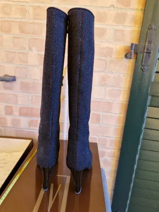 Stivali donna neri con tacco