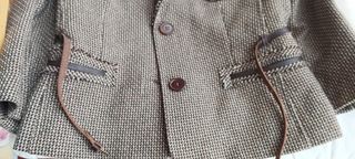 Chaqueta Mango Mujer Marrón Tweed