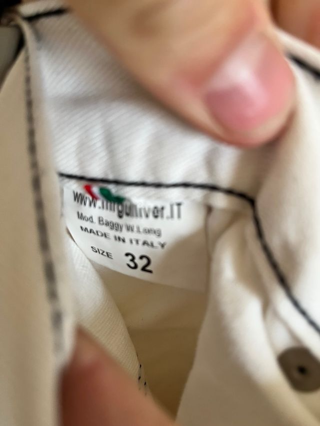 Guller Baggy Jeans Bianchi