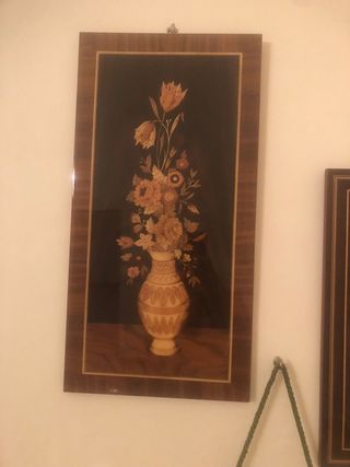 Quadri in legno intarsiato