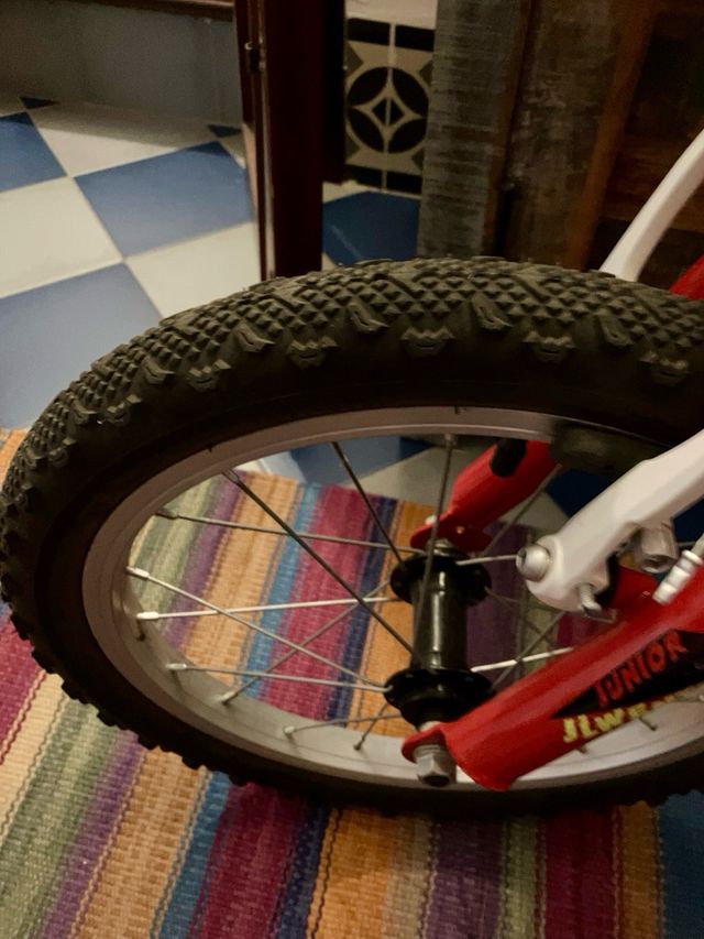 Bicicleta infantil roja 4-6 años