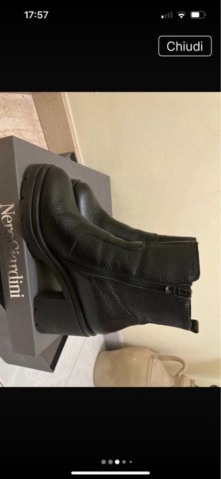 Stivaletti Nero Giardini neri donna