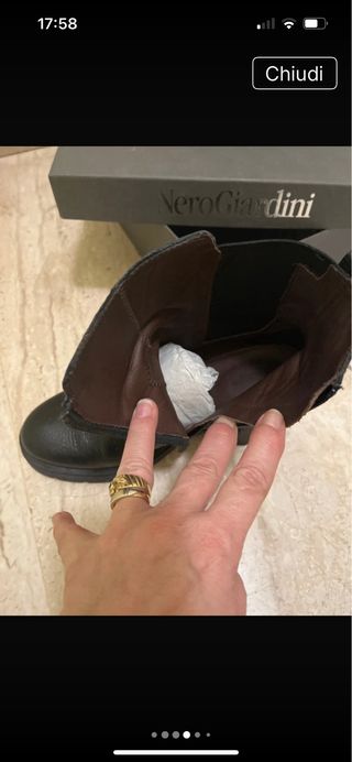 Stivaletti Nero Giardini neri donna