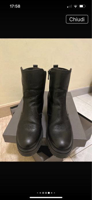 Stivaletti Nero Giardini neri donna