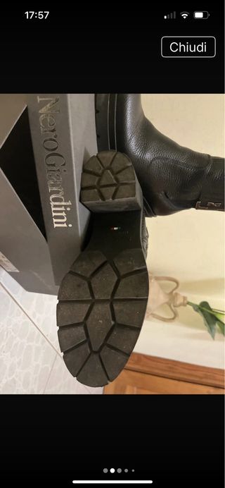 Stivaletti Nero Giardini neri donna