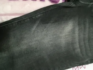 Pantalón vaquero adolescente negro/gris