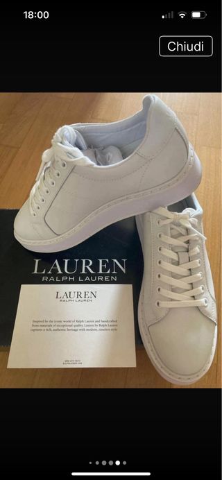 Scarpe Ralph Lauren bianche