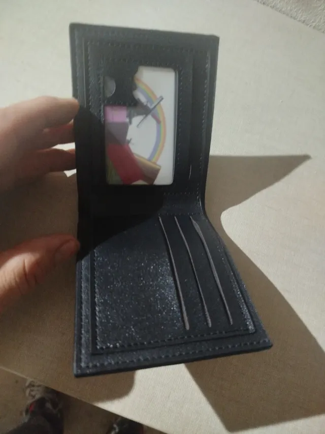 Cartera de caballero negra