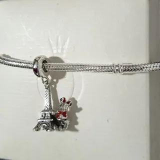 Charm Colgante Torre Eiffel Minnie Mouse de Disney