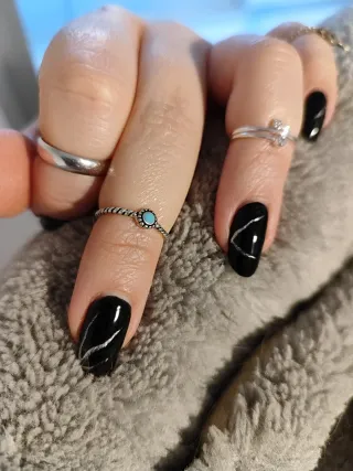 Anillo midi plata de ley S925 diseño turquesa