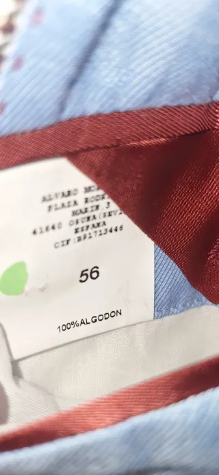 Americana cuadros marrón y gris Talla 56