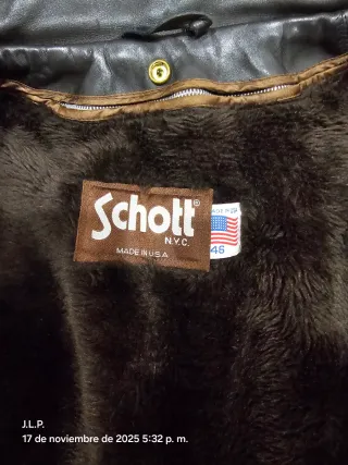 Chaqueta Schott 684 SN MARRÓN
