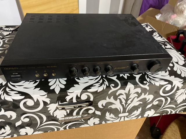 Amplificador Karaoke Boman MA-X110A Negro