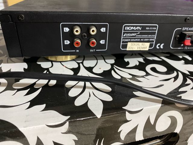 Amplificador Karaoke Boman MA-X110A Negro