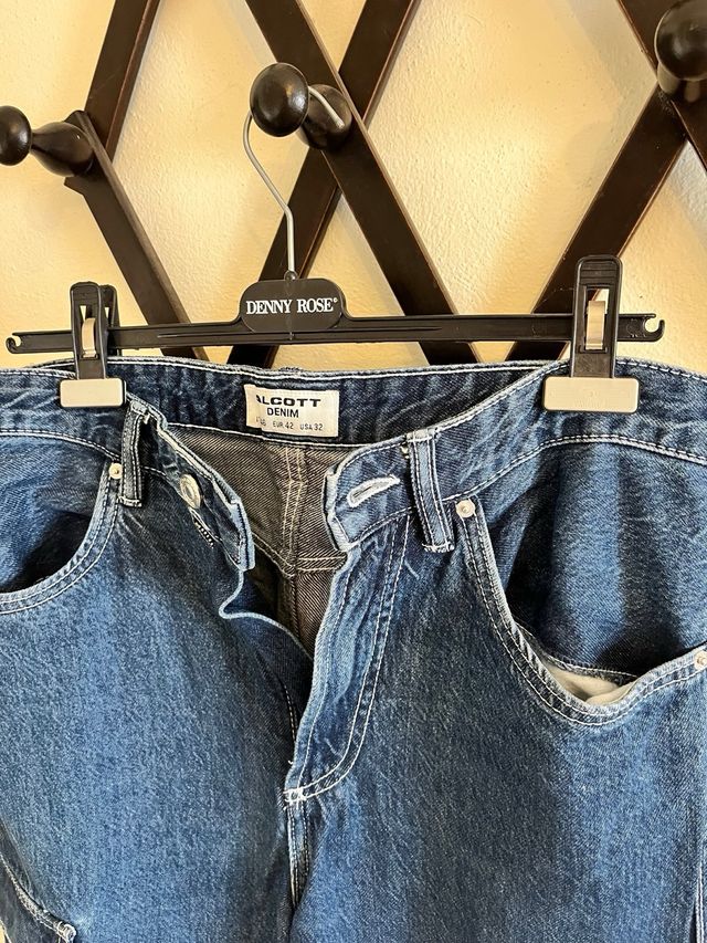 Jeans cargo Alcott blu