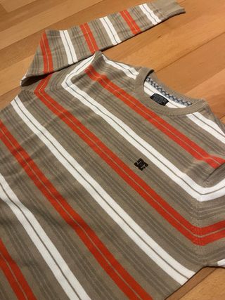 Jersey Droos Clothing Rayas Beige Naranja