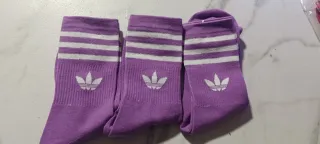 Calcetines Adidas Morado Blanco Talla Única