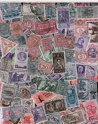 Lotti di 100 Francobolli Italia Regno usati.