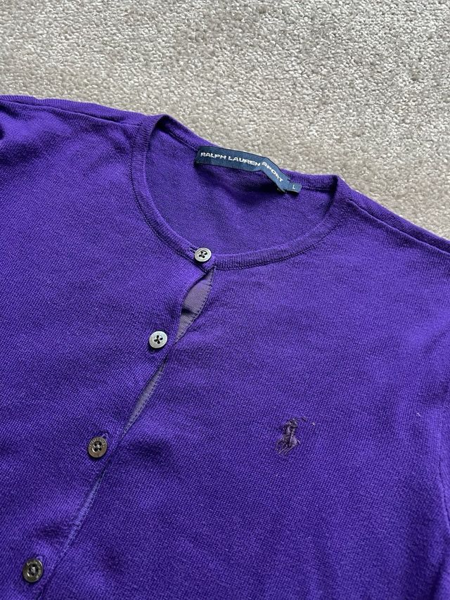 Cárdigan Ralph Lauren Morado