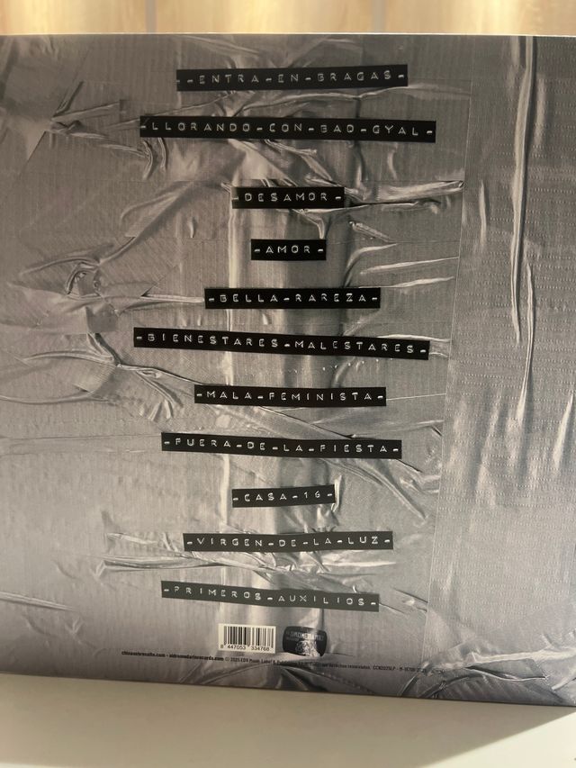 Vinilo Chica Sobresalto - Información Sísmica