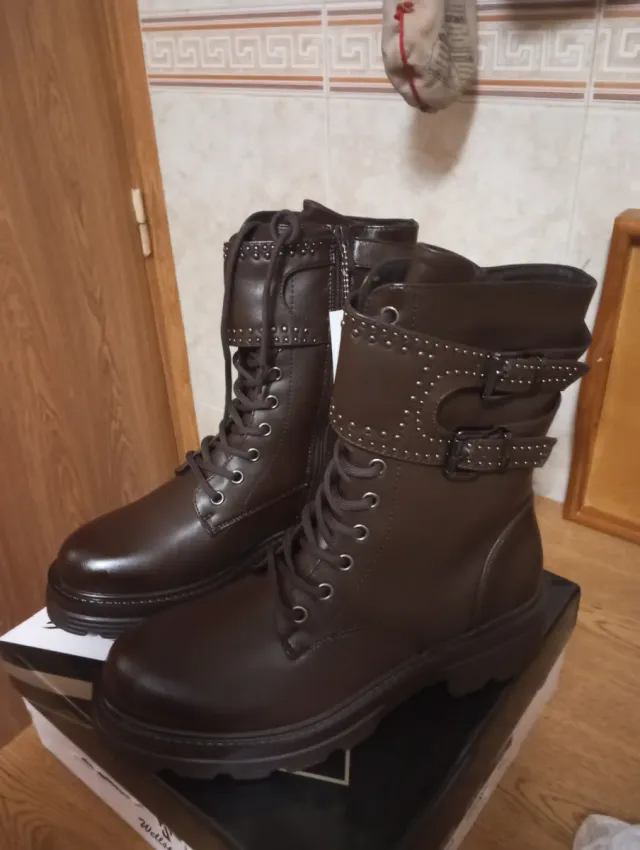 Stivali militari marroni T40