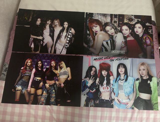Pack 4 pósteres Blackpink