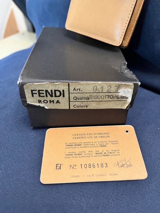 Portasigarette Fendi in pelle