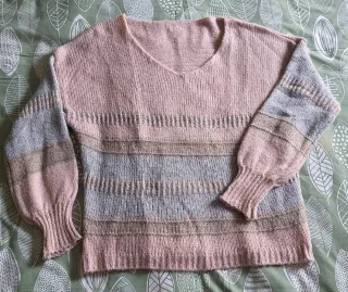 Jersey de punto con rayas