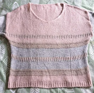 Jersey de punto con rayas