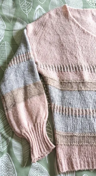 Jersey de punto con rayas