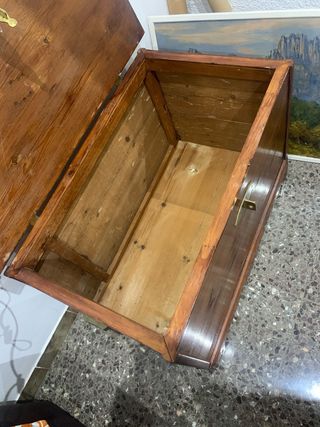 Baúl de madera hecho a mano negociables