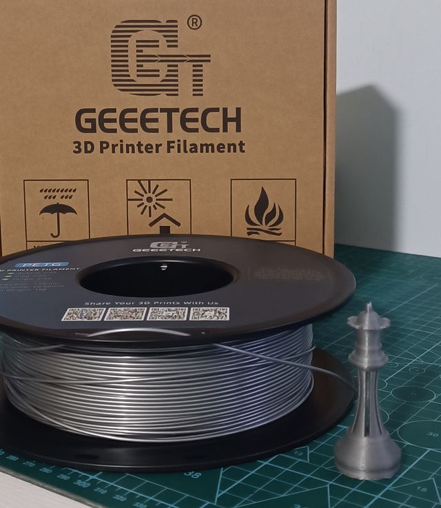 Filamento PETG Argento