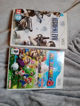 Juegos Wii: Resident Evil y Mario Party 8