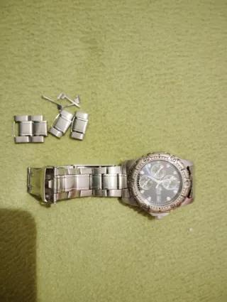 Reloj Lotus Hombre Cronógrafo Azul/Plata