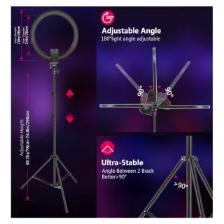 Aro de Luz LED Neewer 18 + Soporte