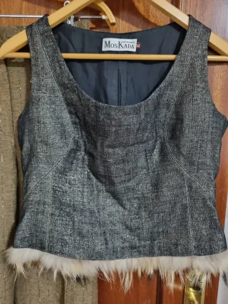 Top MosKada Negro/Plata Talla 42