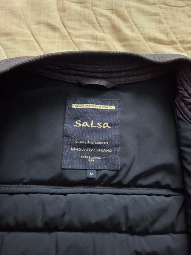 Abrigo acolchado Salsa azul/gris