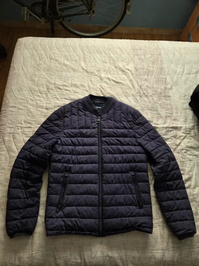 Abrigo acolchado Salsa azul/gris